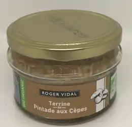 Terrine de pintade cèpes bio 130g.JPG
